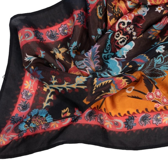 NEW Vismaya Rhapsody Scarf in Mustard - Picture 2 of 5